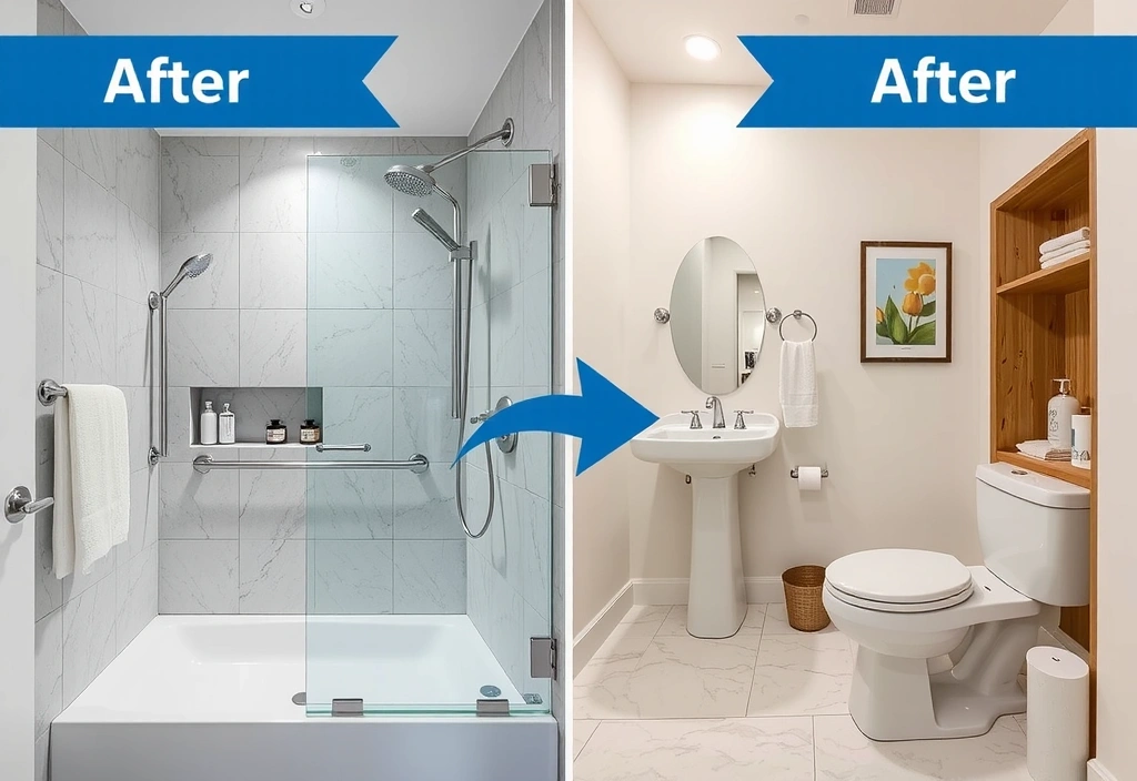 Bathroom after cleaning