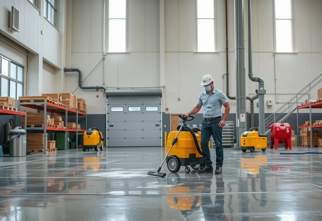 Industrial facility cleaning