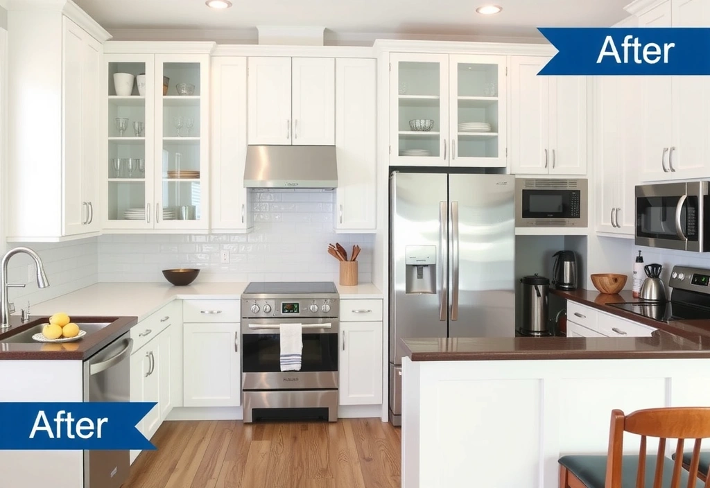 Kitchen after cleaning